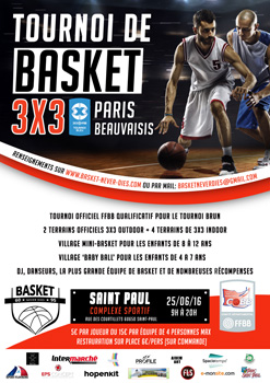 Inscrivez vous en ligne pour le 3x3 !